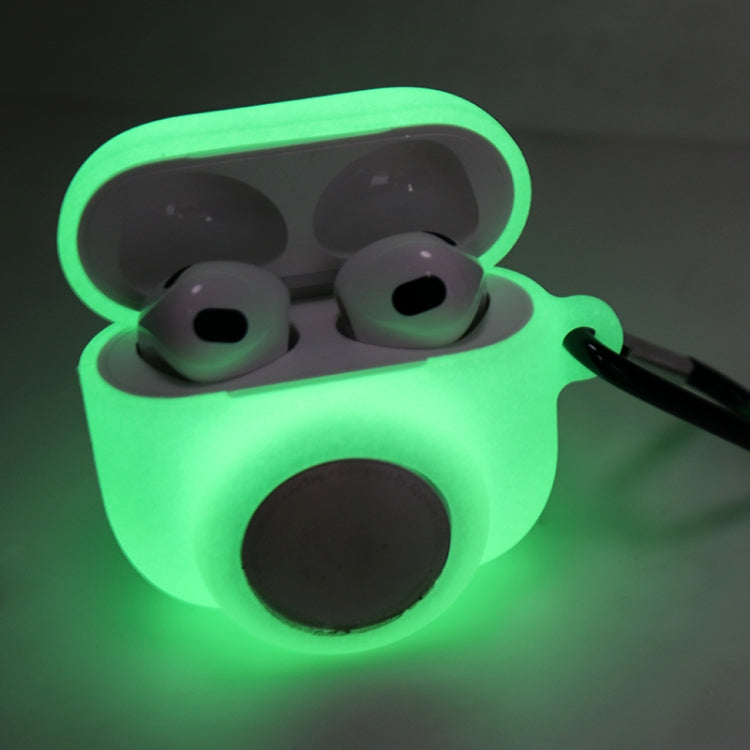 2合1防震全包矽膠保護殼，適用AirPods 3 / AirTag第二代 / AirTag第一代，適用AirPods 3 / AirTag