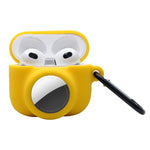 2合1防震全包矽膠保護殼，適用AirPods 3 / AirTag第二代 / AirTag第一代，適用AirPods 3 / AirTag