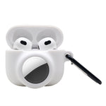 2合1防震全包矽膠保護殼，適用AirPods 3 / AirTag第二代 / AirTag第一代，適用AirPods 3 / AirTag