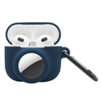 2合1防震全包矽膠保護殼，適用AirPods 3 / AirTag第二代 / AirTag第一代，適用AirPods 3 / AirTag