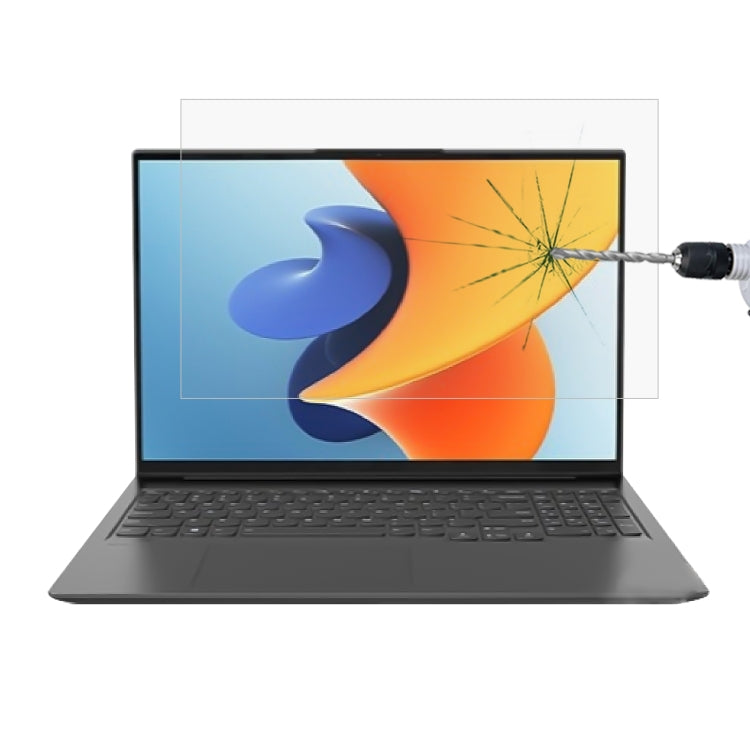 筆記型電腦螢幕高清鋼化玻璃保護膜，適用於小米RedmiBook 16吋，適用於小米Redmi G 2021 16吋，適用於小米Redmi G 遊戲本 16吋，適用於Dell Latitude Z 16吋，適用於Dell Latitude Z600 16吋，適用於Dell Studio XPS 16吋
