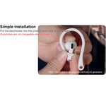 1 對 imak 無線耳機矽膠防丟掛繩耳掛，適用於 AirPods 3