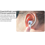 1 對 imak 無線耳機矽膠防丟掛繩耳掛，適用於 AirPods 3