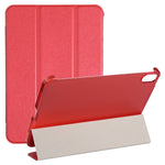 Silk Texture Three-fold Horizontal Flip Leather Tablet Case with Holder, For iPad mini 2024 / mini 6