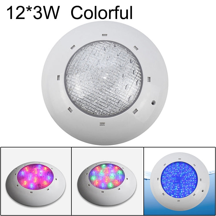 ABS 塑料游泳池壁燈 水下燈，6W，9W，12W，18W，24W，12x3W，18x3W