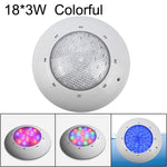 ABS 塑料游泳池壁燈 水下燈，6W，9W，12W，18W，24W，12x3W，18x3W