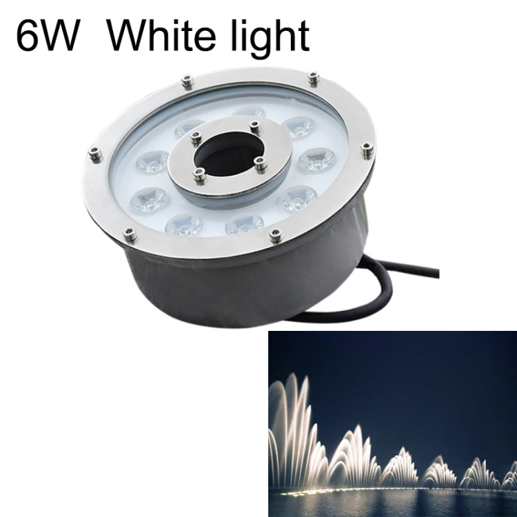 景觀環形 LED 鋁合金水下噴泉燈，6W，9W，12W，18W，24W