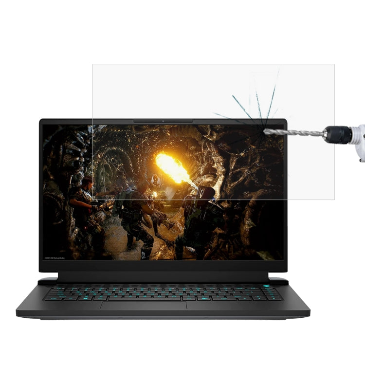 筆記型電腦螢幕高清鋼化玻璃保護膜，適用於 Alienware M15 15.6 吋，適用於 Alienware M15 R4 15.6 吋，適用於 Alienware M15 R5 15.6 吋，適用於 Alienware M15 R6 15.6 吋，適用於 Alienware X15 R1 15.6 吋