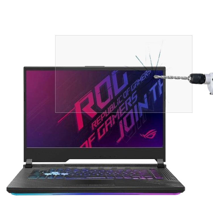 筆記型電腦螢幕高清鋼化玻璃保護膜，適用於 Asus FL8700 15.6 吋，適用於 Asus Mars15 15.6 吋，適用於 Asus ProArt G15 15.6 吋，適用於 Asus PX554FB8145 15.6 吋，適用於 Asus PX574FB8265 15.6 吋，適用於 Asus V5000FB8265 15.6 吋