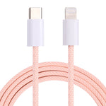 PD USB-C / Type-C 轉 8 Pin 數據線，線長：1m，12W，20W