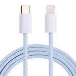 PD USB-C / Type-C 轉 8 Pin 數據線，線長：1m，12W，20W