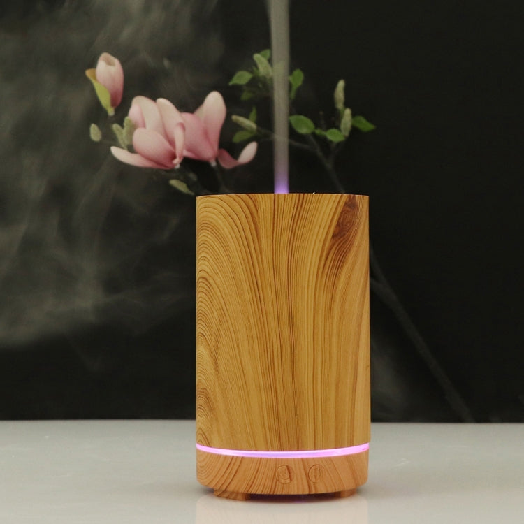 200毫升鏤空森林圖案木質精油香薰機超聲波加濕器，USB，澳規插頭，英規插頭，美規插頭