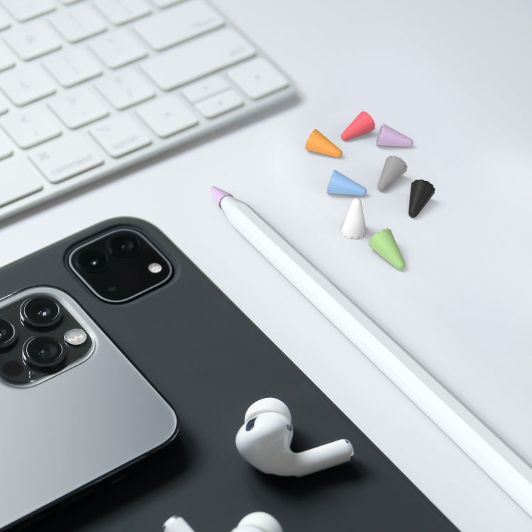 8 件組 Stoyobe 通用矽膠筆尖保護套，適用於 Apple Pencil 1 / 2，混色，男女皆適用