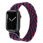 尼龍編織錶帶，適用於 Apple Watch Series 7 41mm / 6&SE&5&4 40mm / 3&2&1 38mm