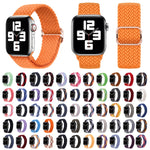 尼龍編織錶帶，適用於 Apple Watch Series 7 41mm / 6&SE&5&4 40mm / 3&2&1 38mm