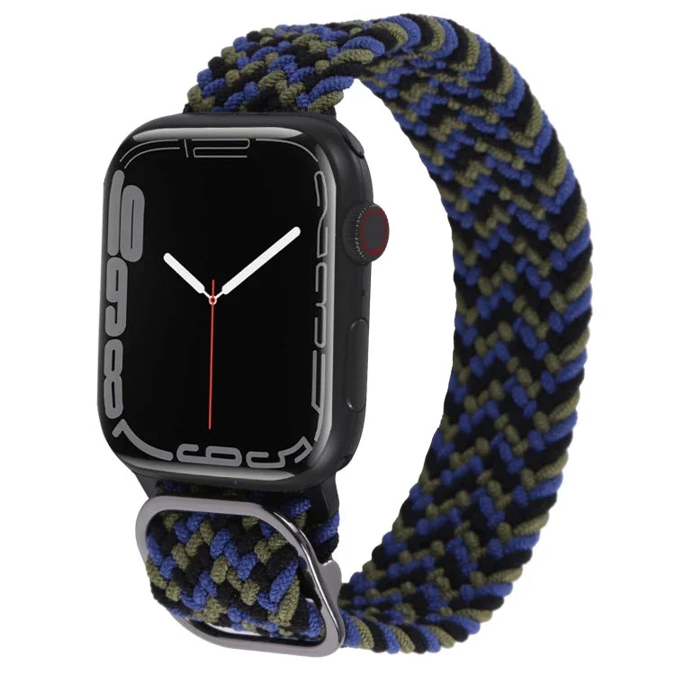 尼龍編織錶帶，適用於 Apple Watch 系列，7 45mm / 6&SE&5&4 44mm / 3&2&1 42mm