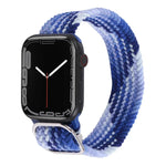 尼龍編織錶帶，適用於 Apple Watch 系列，7 45mm / 6&SE&5&4 44mm / 3&2&1 42mm