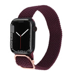 尼龍編織錶帶，適用於 Apple Watch 系列，7 45mm / 6&SE&5&4 44mm / 3&2&1 42mm