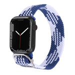 尼龍編織錶帶，適用於 Apple Watch 系列，7 45mm / 6&SE&5&4 44mm / 3&2&1 42mm