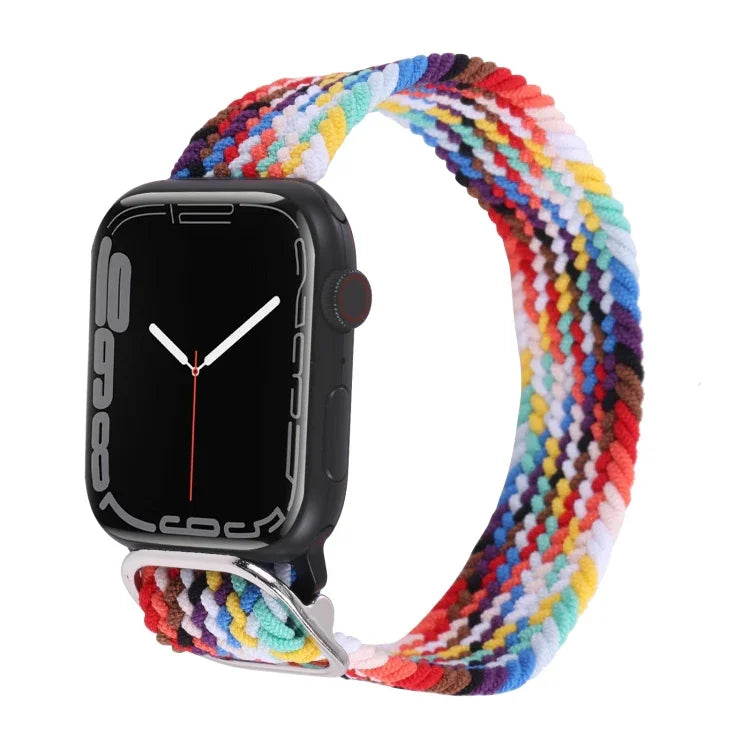 尼龍編織錶帶，適用於 Apple Watch 系列，7 45mm / 6&SE&5&4 44mm / 3&2&1 42mm