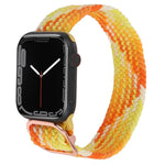 尼龍編織錶帶，適用於 Apple Watch 系列，7 45mm / 6&SE&5&4 44mm / 3&2&1 42mm
