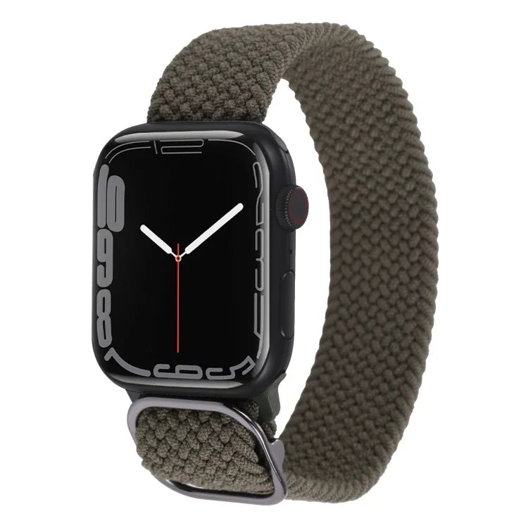 尼龍編織錶帶，適用於 Apple Watch 系列，7 45mm / 6&SE&5&4 44mm / 3&2&1 42mm