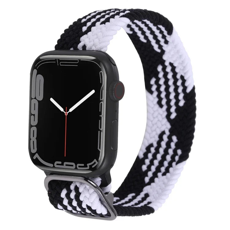尼龍編織錶帶，適用於 Apple Watch 系列，7 45mm / 6&SE&5&4 44mm / 3&2&1 42mm