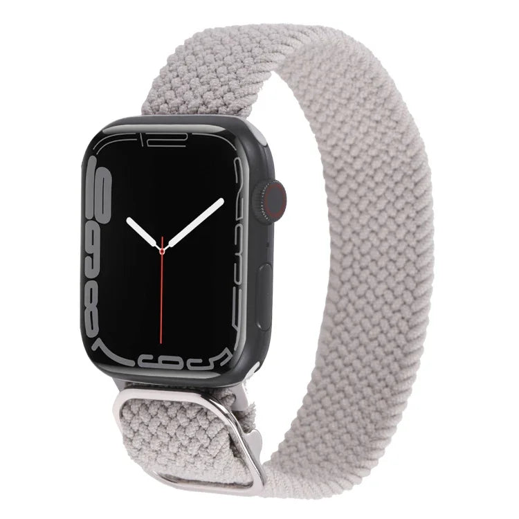 尼龍編織錶帶，適用於 Apple Watch 系列，7 45mm / 6&SE&5&4 44mm / 3&2&1 42mm