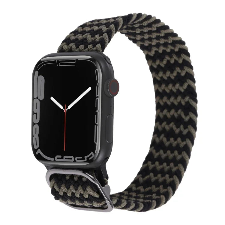 尼龍編織錶帶，適用於 Apple Watch 系列，7 45mm / 6&SE&5&4 44mm / 3&2&1 42mm