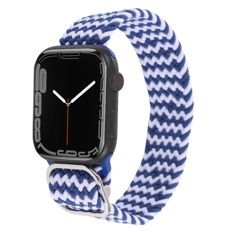 尼龍編織錶帶，適用於 Apple Watch 系列，7 45mm / 6&SE&5&4 44mm / 3&2&1 42mm
