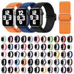 尼龍編織錶帶，適用於 Apple Watch 系列，7 45mm / 6&SE&5&4 44mm / 3&2&1 42mm