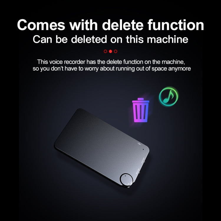 K2便攜超薄卡片語音錄音筆，4GB，8GB，16GB，32GB