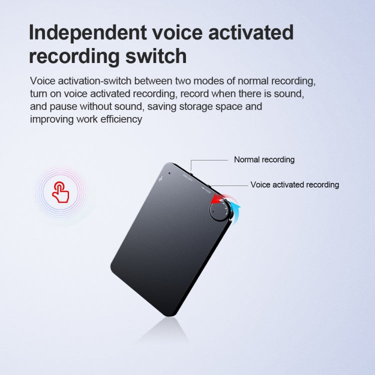 K2便攜超薄卡片語音錄音筆，4GB，8GB，16GB，32GB