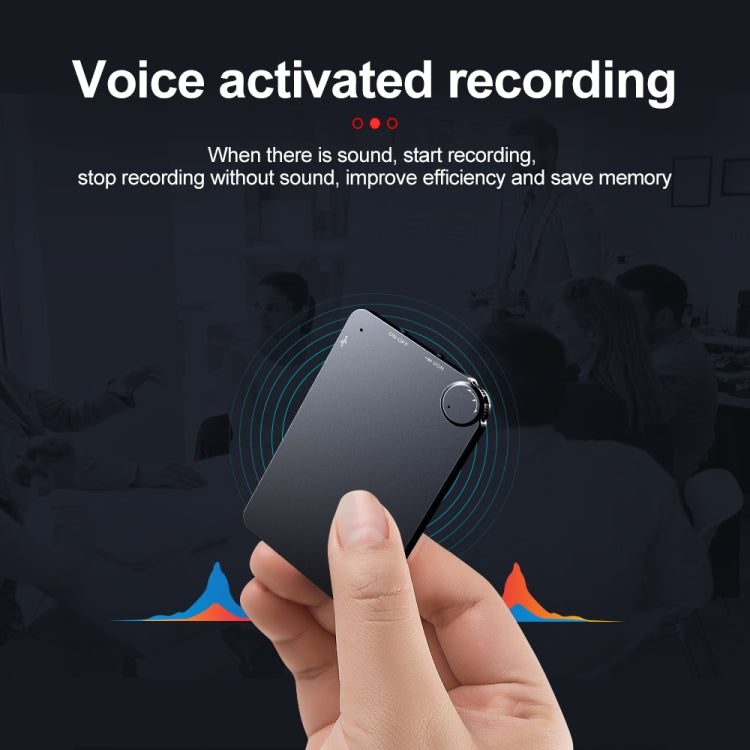 K2便攜超薄卡片語音錄音筆，4GB，8GB，16GB，32GB