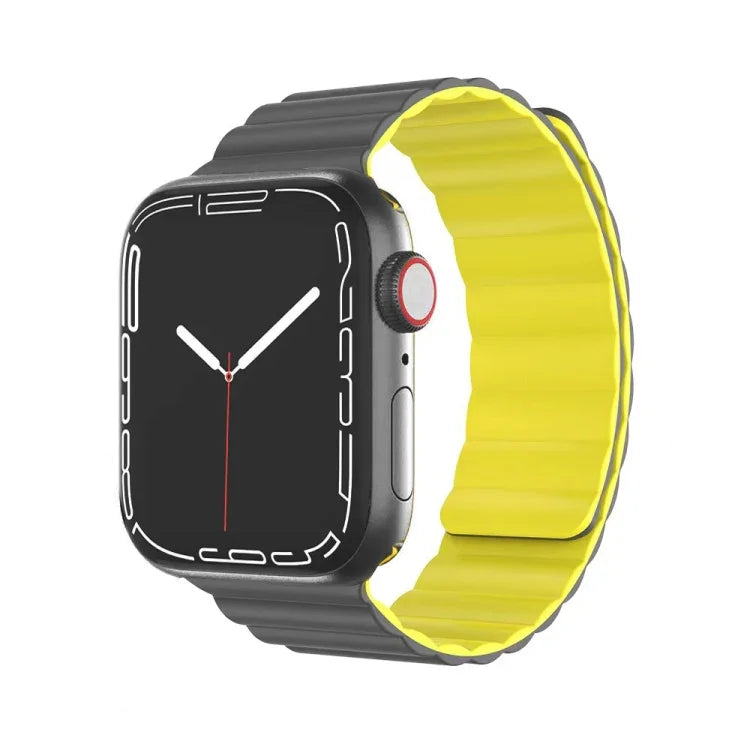 Mutural Moran 系列液態矽膠磁吸錶帶，適用於 Apple Watch 系列，7 41mm / 6&SE&5&4 40mm / 3&2&1 38mm，7 45mm / 6&SE&5&4 44mm / 3&2&1 42mm