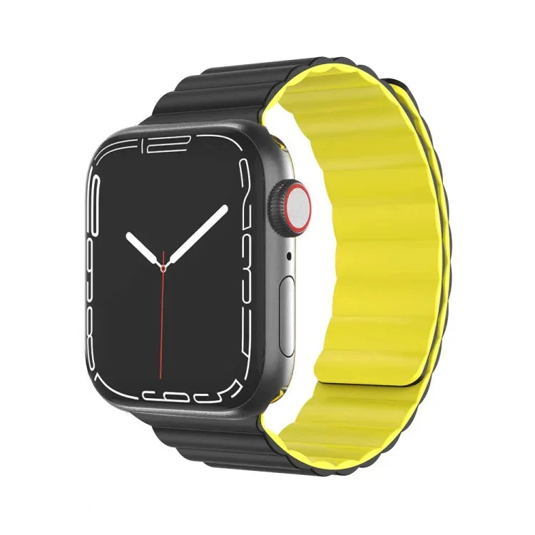 Mutural Moran 系列液態矽膠磁吸錶帶，適用於 Apple Watch 系列，7 41mm / 6&SE&5&4 40mm / 3&2&1 38mm，7 45mm / 6&SE&5&4 44mm / 3&2&1 42mm