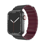 Mutural Moran 系列液態矽膠磁吸錶帶，適用於 Apple Watch 系列，7 41mm / 6&SE&5&4 40mm / 3&2&1 38mm，7 45mm / 6&SE&5&4 44mm / 3&2&1 42mm