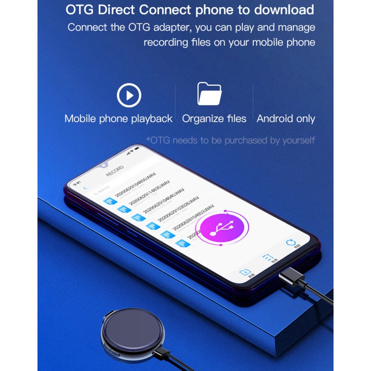 Q39 AI智能高清降噪語音控制錄音筆，4GB，8GB，16GB，32GB