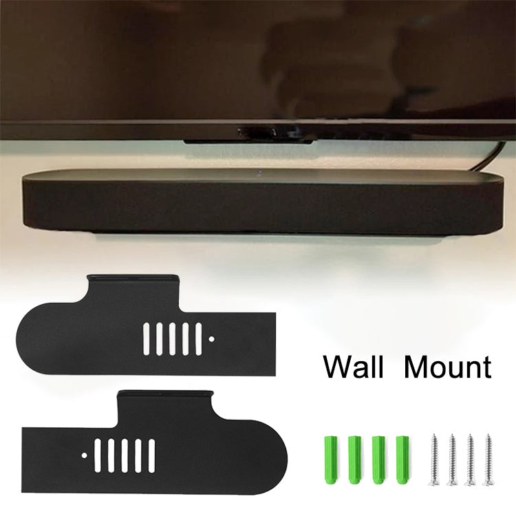 分體式音響掛牆支架，適用於小米Redmi音箱、小度Soundbar、JY AUDIO A9K、HiVi K1000、酷開Live-1 / Live-2 / Live-3、KEF HTF7003、DALI Katch One、Ibass 9100K