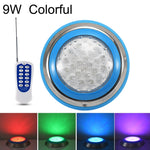 LED 不鏽鋼壁掛泳池燈 景觀水下燈，6W，9W，12W，15W，18W，24W，36W