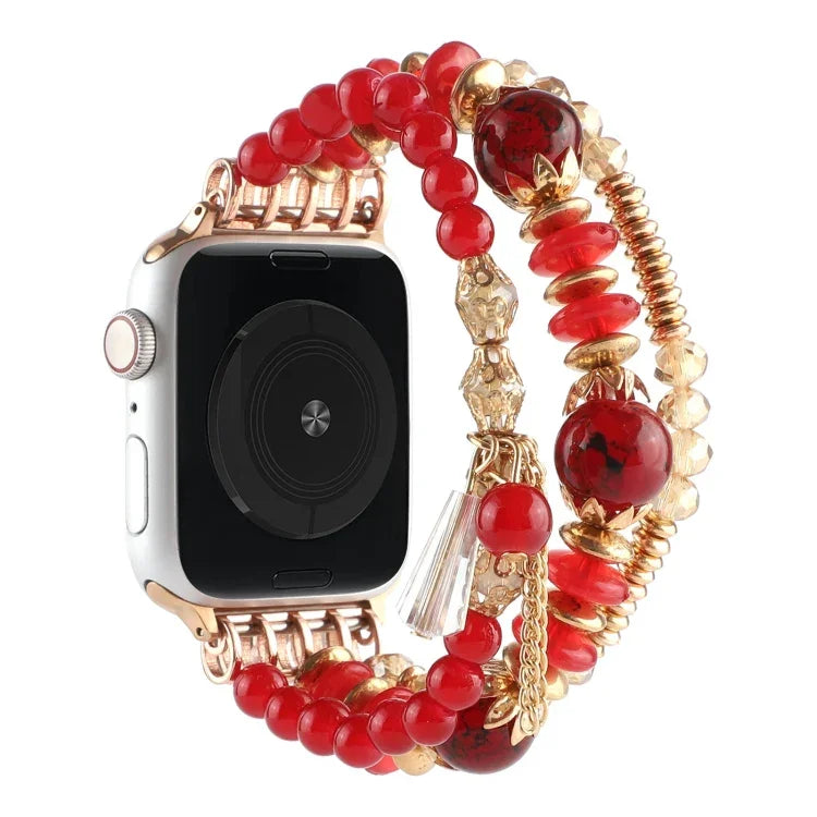 珍珠錶帶，適用於 Apple Watch 系列，7 41mm / 6&SE&5&4 40mm / 3&2&1 38mm，7 45mm / 6&SE&5&4 44mm / 3&2&1 42mm