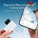 JOYROOM S-H142 4 合 1 8 Pin 轉 SD / TF 卡 + 8 Pin 充電 + USB 介面 OTG 相機讀卡器轉接器