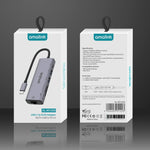 amalink 95122D Type-C / USB-C 轉 RJ45 + 2埠 USB + PD 3.0 多功能集線器，95122D