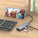 amalink 95123D Type-C / USB-C 轉 HDMI + 3埠 USB + PD 3.0 多功能集線器，95123D