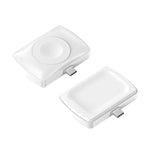 JJT-997 Type-C 介面耳機與手錶雙面無線充電器，適用於 AirPods 與 iWatch
