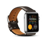 油蠟復古牛皮錶帶，適用於 Apple Watch 系列，適用於 Apple Watch Series 5