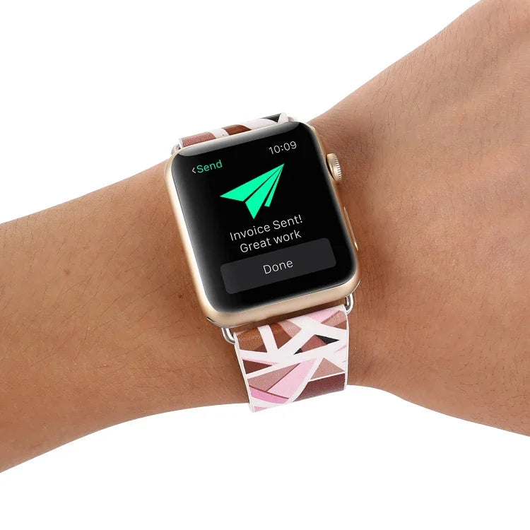 時尚錶帶，適用於 Apple Watch 系列，適用於 Apple Watch Series 5