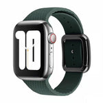 黑色扣環矽膠錶帶，適用於 Apple Watch Series 7 41mm / 6&SE&5&4 40mm / 3&2&1 38mm