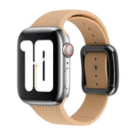 黑色扣環矽膠錶帶，適用於 Apple Watch Series 7 41mm / 6&SE&5&4 40mm / 3&2&1 38mm
