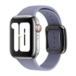 黑色扣環矽膠錶帶，適用於 Apple Watch Series 7 41mm / 6&SE&5&4 40mm / 3&2&1 38mm